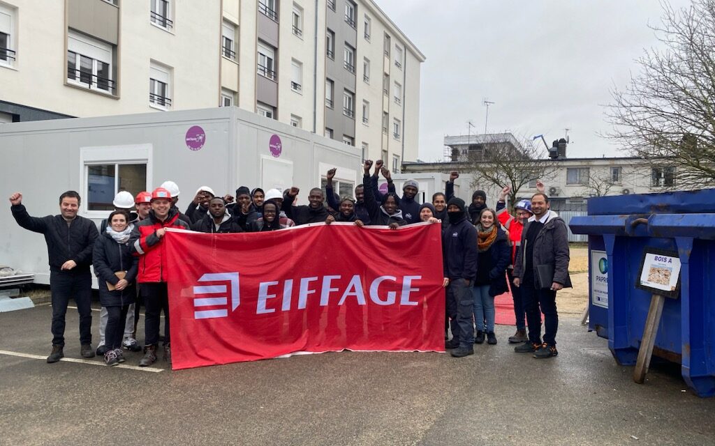 Visite enrichissante sur le chantier CEGELOC Orléans pour les salariés d’OIE en parcours d’insertion