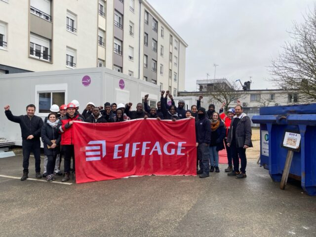 Visite du chantier CEGELOC à Orléans